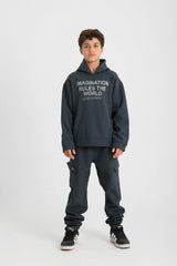 Utility Pocket Hoodie PJ - Irony