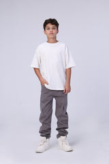 Cargo Gabardine Dark Gray Pants