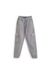 Classic Gray Gabardine Pants