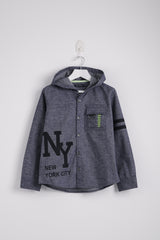 New York City Full Sleeve Shirt - Black