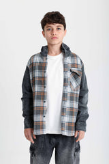 Cozy Plaid Hoodie Winter Shirt
