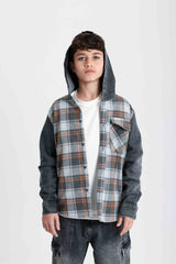 Cozy Plaid Hoodie Winter Shirt