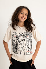 Three Girls Teens T-Shirts
