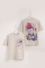 Anime Teen T-shirt - Light Gray