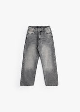 Straight-Leg Jeans - Light Gray