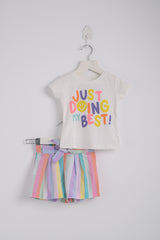 Colorful Rainbow Infant Set