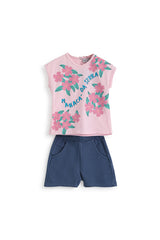Floral Baby Girl Pink Set