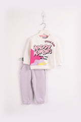 Happy Moments Baby PJ - Off White