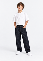 Straight-Leg Jeans -Rinse Blue