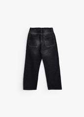 Straight-Leg Jeans - Black