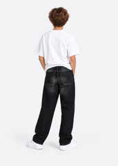 Straight-Leg Jeans - Black