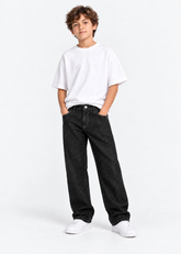 Straight-Leg Jeans - Rinse Black