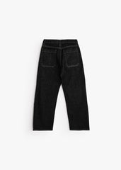 Straight-Leg Jeans - Rinse Black