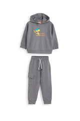 Friends Cheering Gray Cotton Set