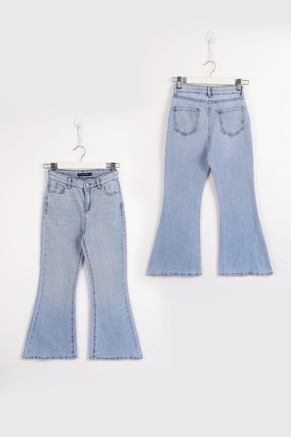 Girls Trendy Flare washed Jeans