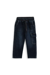 Infant Sided Pocket Dark Denim