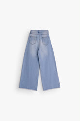Front-Seam Wide-Leg - Light Blue