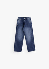Relaxed Curved Denim -Jeans
