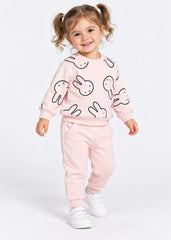 Bunny Print Jogger Baby Set - Somo