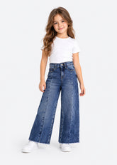 Front-Seam Wide-Leg - Dark Blue