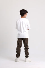 Cargo Gabardine Olive Green Pants