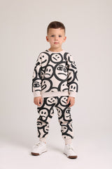 Emoji Faces Beige Pajama