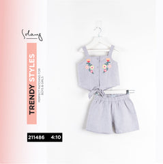 Light Blue Set with a flower