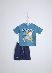Garfield Cotton Set - Petrole
