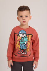 Streetwear Boy Dark Red Pajama
