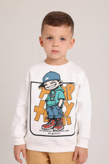 Streetwear Boy White Pajama