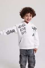 Last To GO Offwhite Sweetshirt