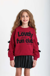 Lovely Fun Club Bow Sweatshirt