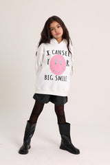 Big Smile Off White Sweatshirt