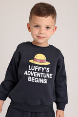 LUFFY Anime Dark Blue Pajama