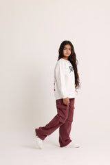 Anime Kamado White Pajama