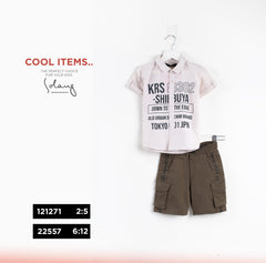 قميص*طقم قصير مقاس كبير