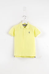 Yellow Polo Basic T-shirt