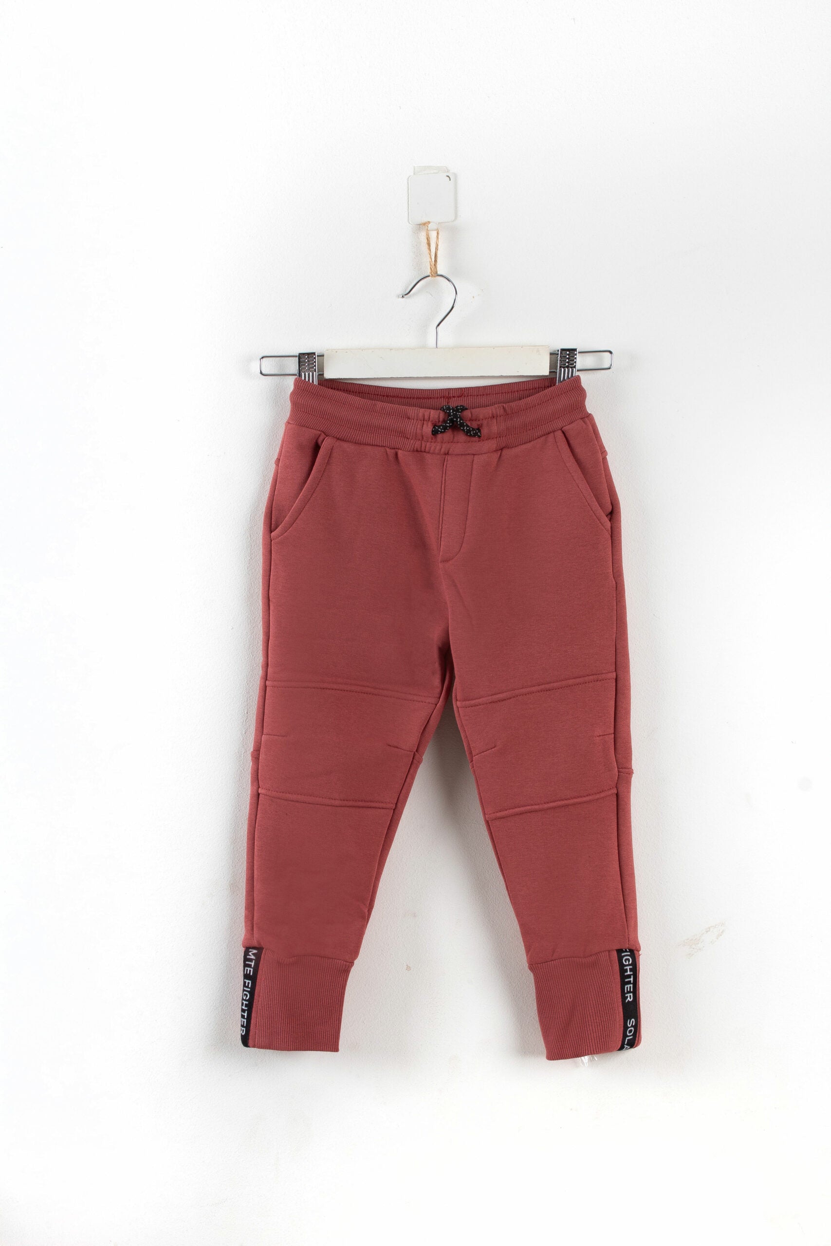 Brushed Dark Red Sweetpants