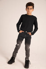 جينز أسود مظلل