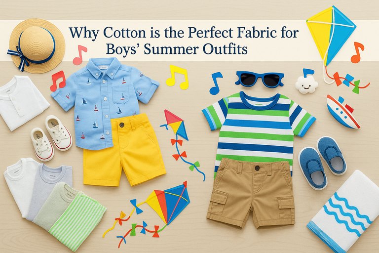 Why Cotton is the Perfect Fabric for Boys’ Summer Outfits