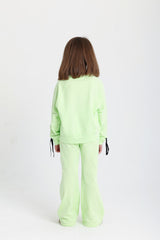 YES Ribbed Cuff Kiwi Cotton Set