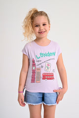 London Guide T-shirt - Purple