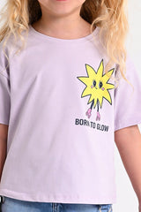 Born To Glow T-shirt - Purple