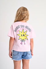 Born To Glow T-shirt - Pink