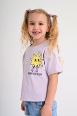 Born To Glow T-shirt - Purple