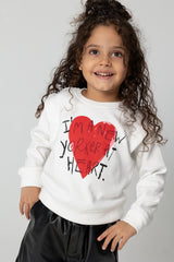 New Yorker Heart Brushed Top