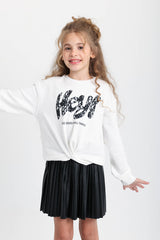 Cropped Hem Trendy Top