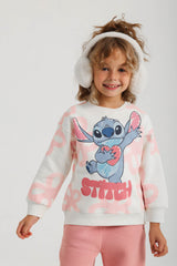 Girls' Stitch Floral Wide Leg PJ