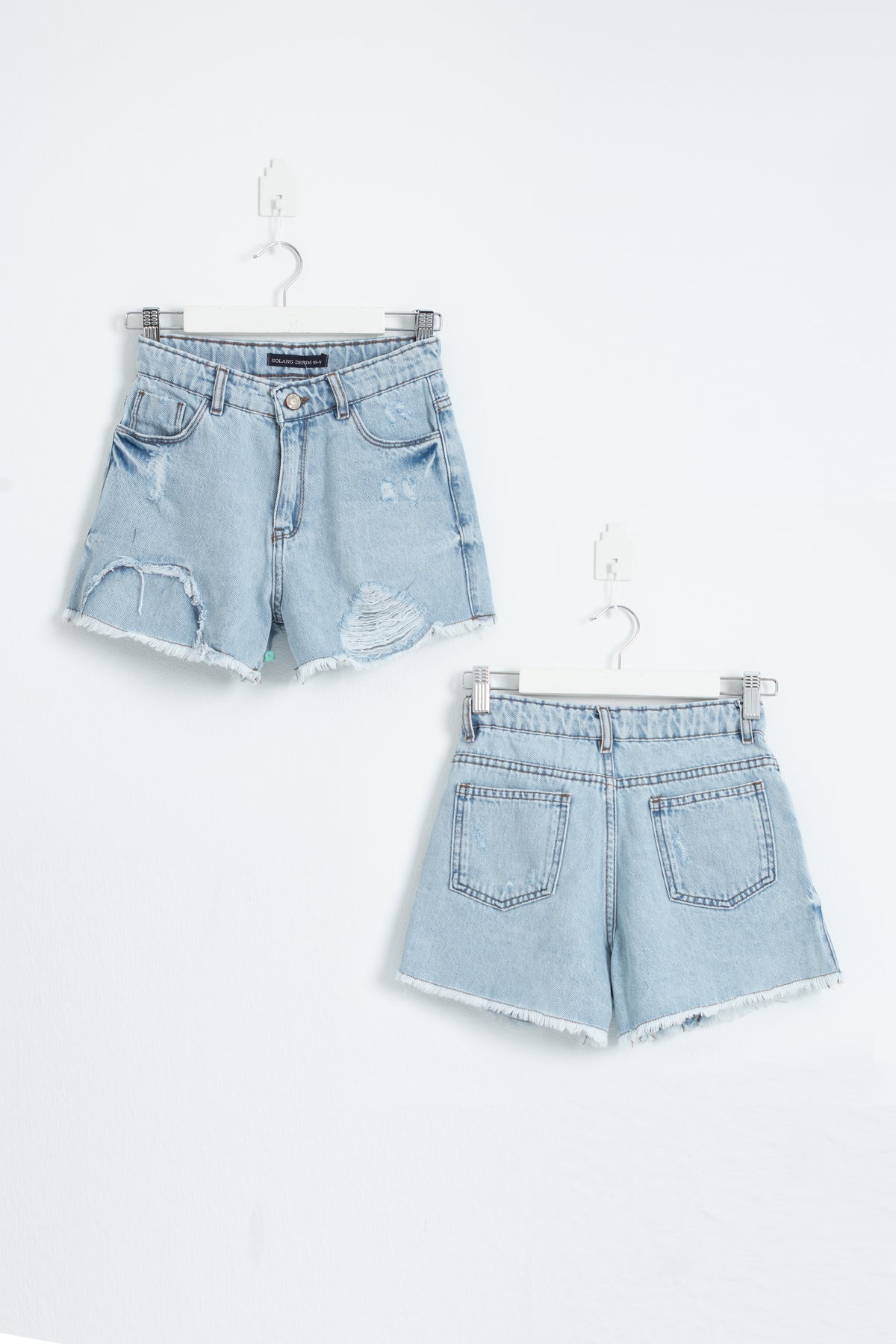 Ripped Denim Short