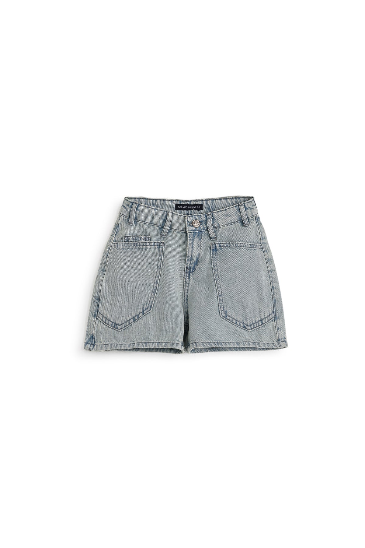 Oversized Pockets Short - Jeans